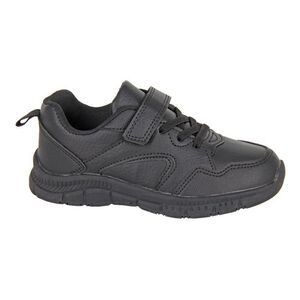 Route 21 Boys Touch Fastening Sneakers / Black